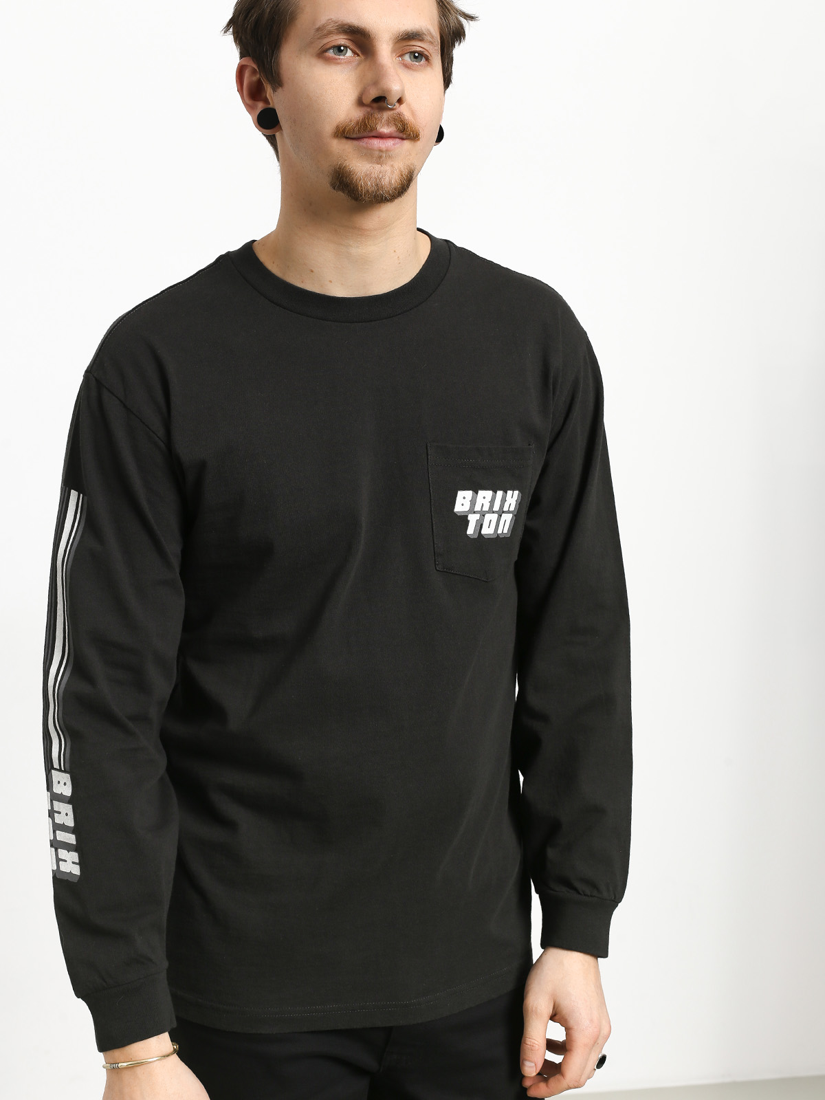 Tricou Brixton Chiba Stt Pkt (washed black)