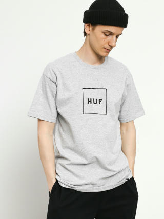 Tricou HUF Essentials Box Logo (grey heather)