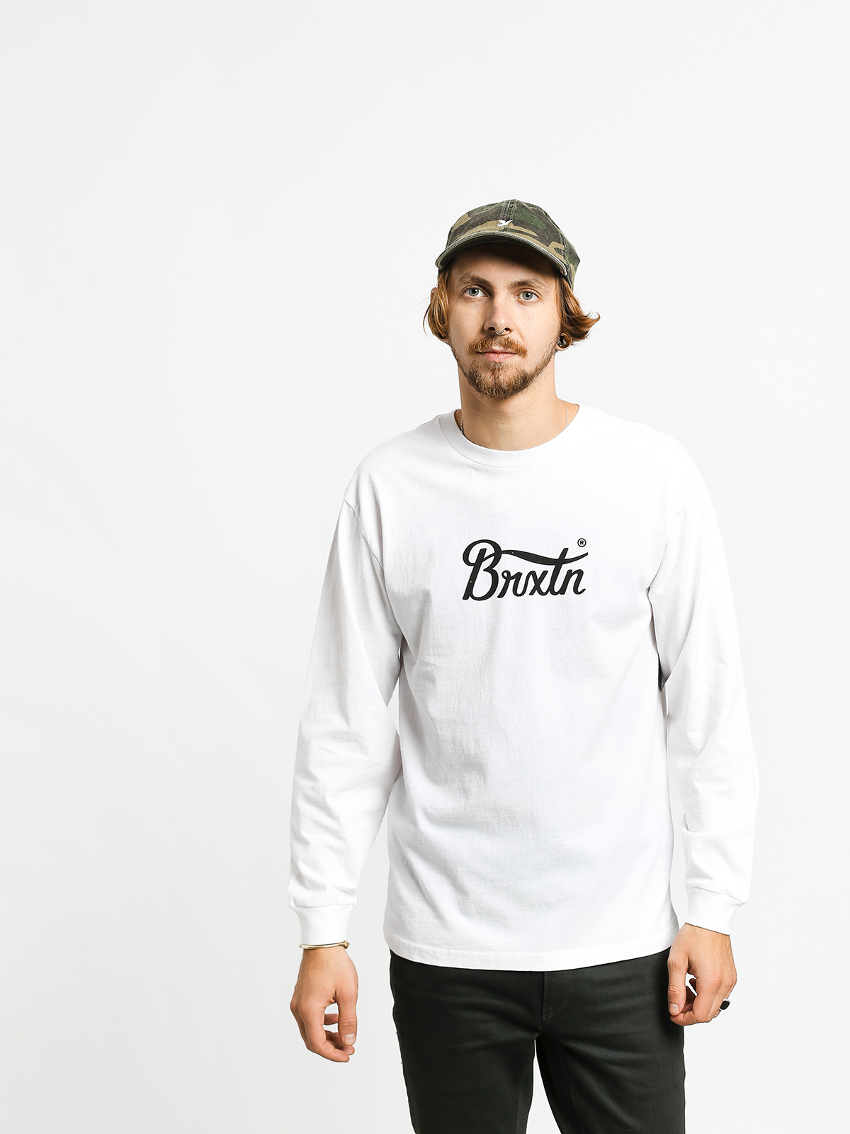 Tricou Brixton Stith VI Stt (white)