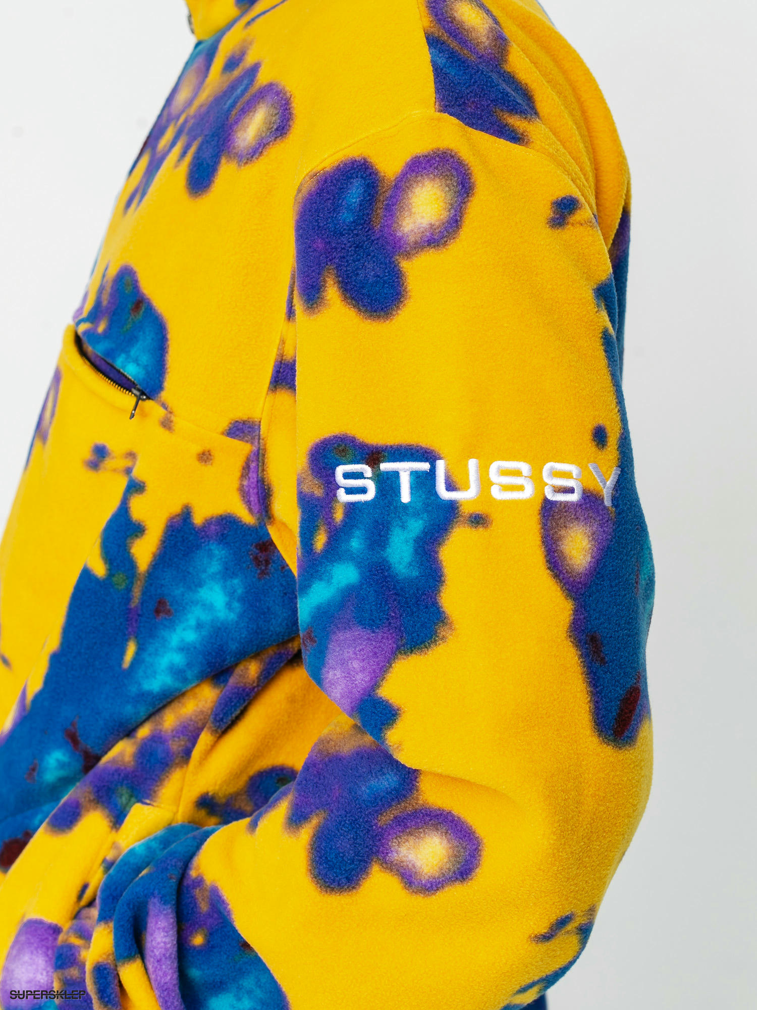 Download Hanorac din fleece Stussy Mock (tie dye)