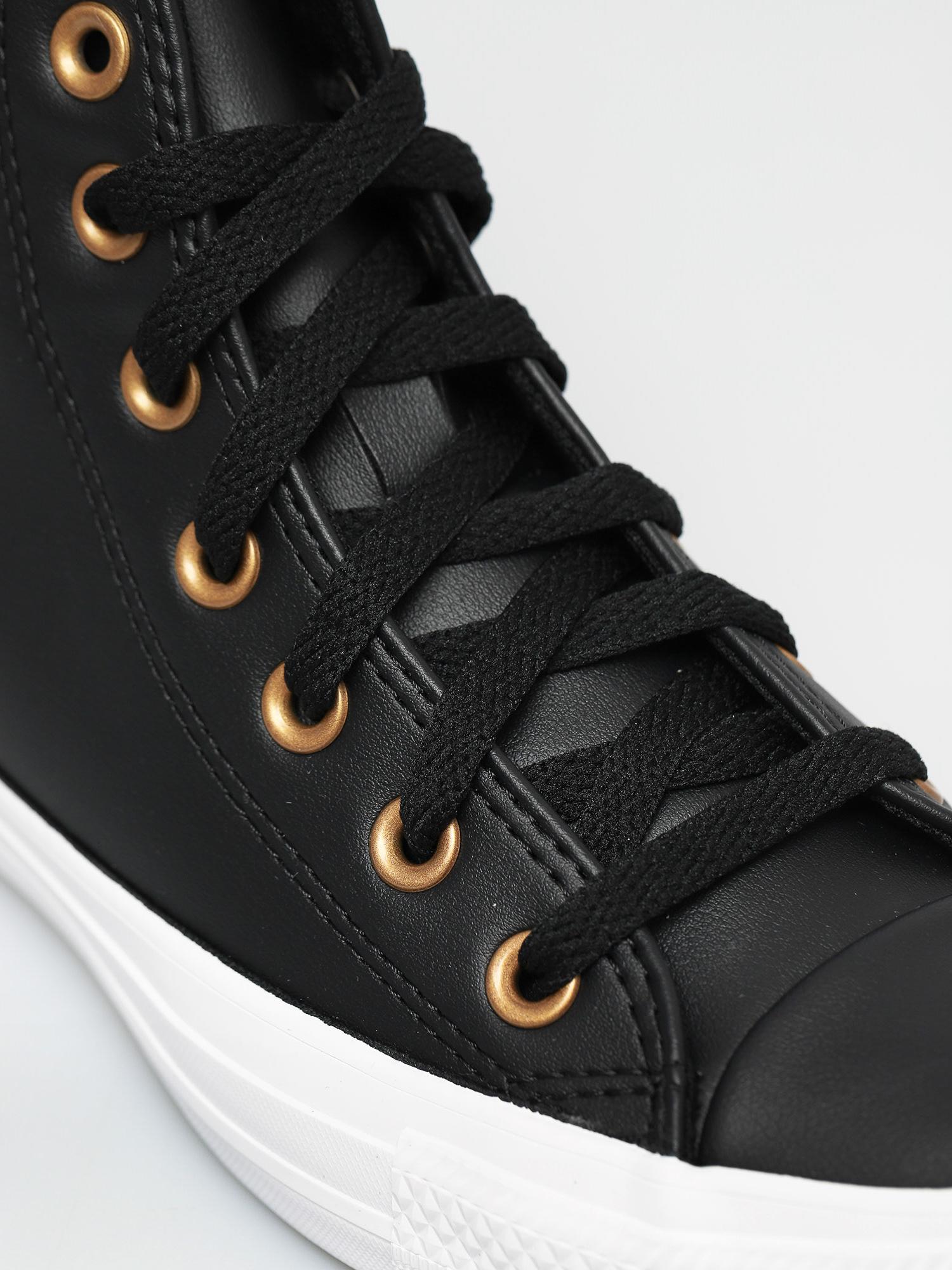 converse black with gold