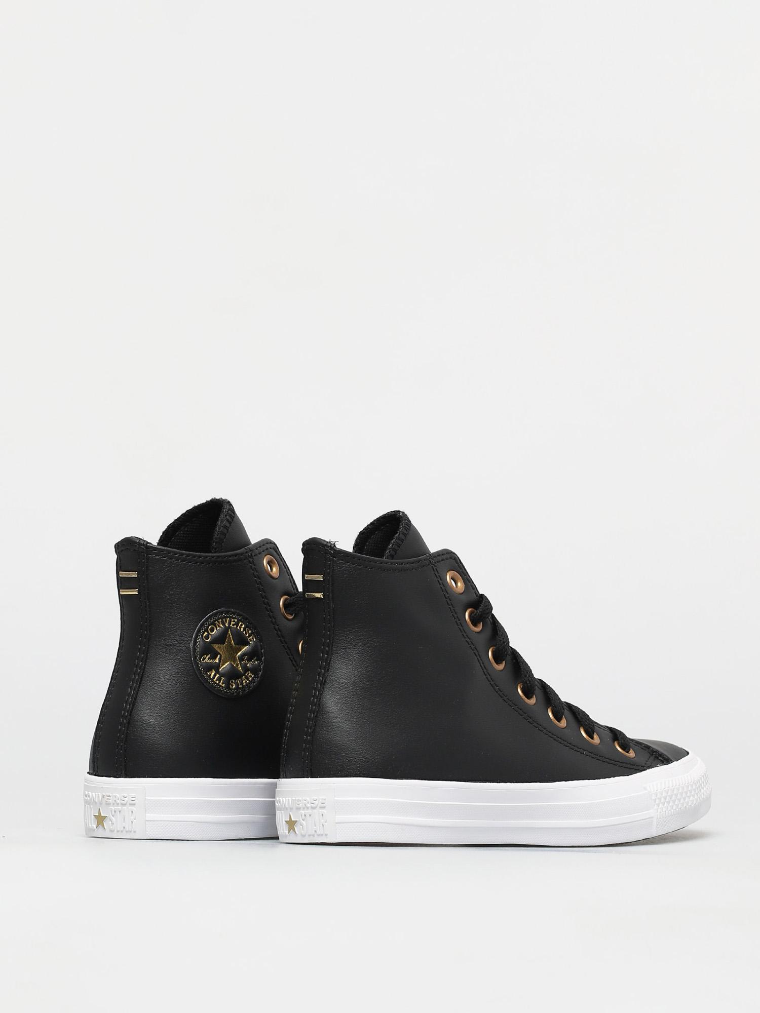 converse black with gold