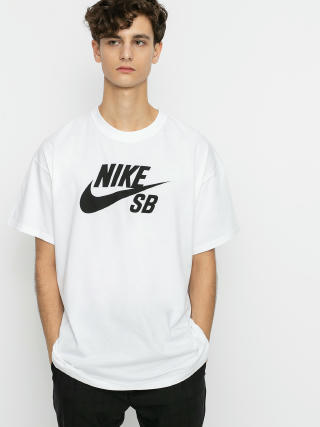 Tricou Nike SB Logo (white/black)