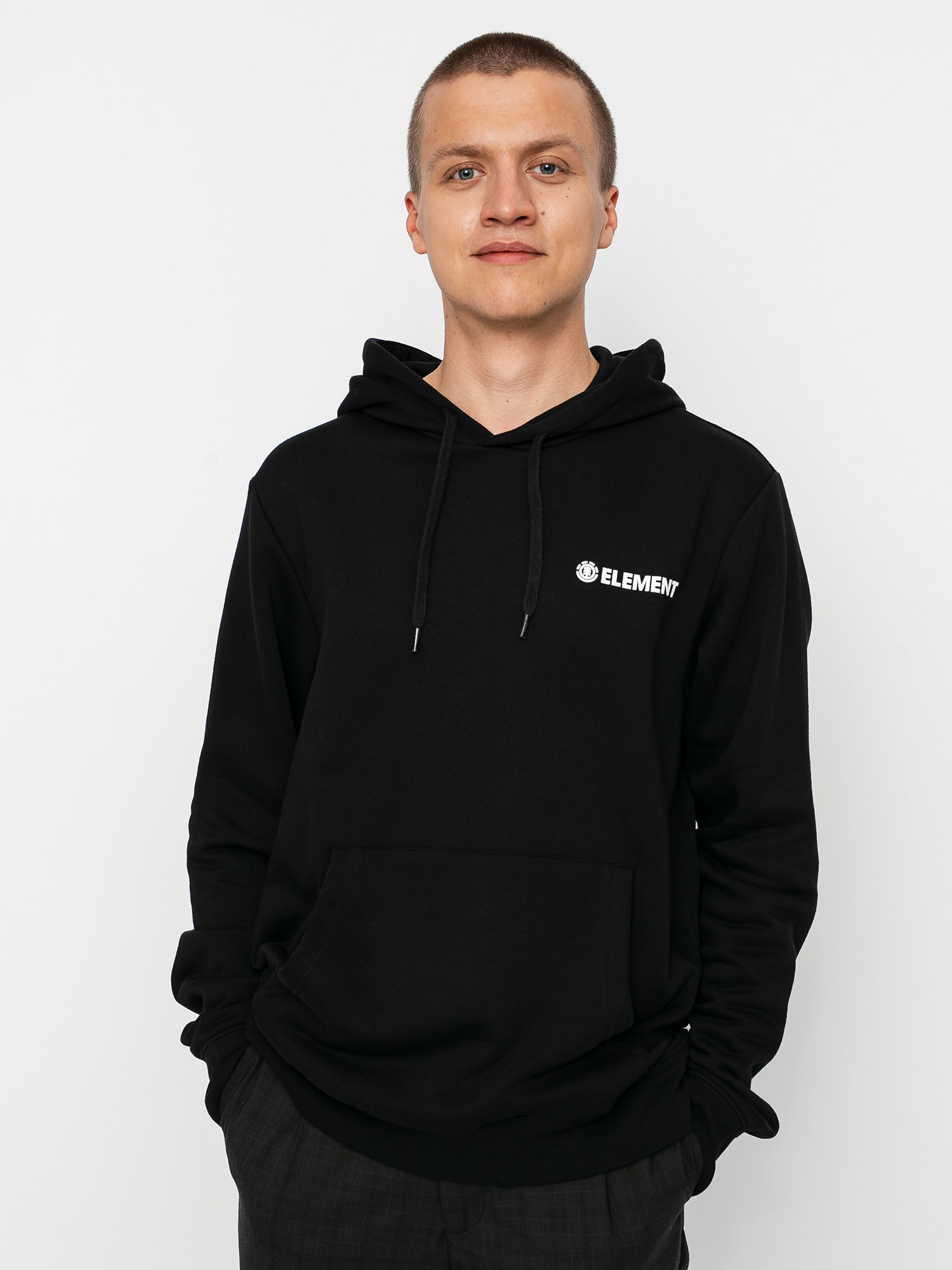 Hanorac cu glugă Element Blazin Chest HD (flint black)