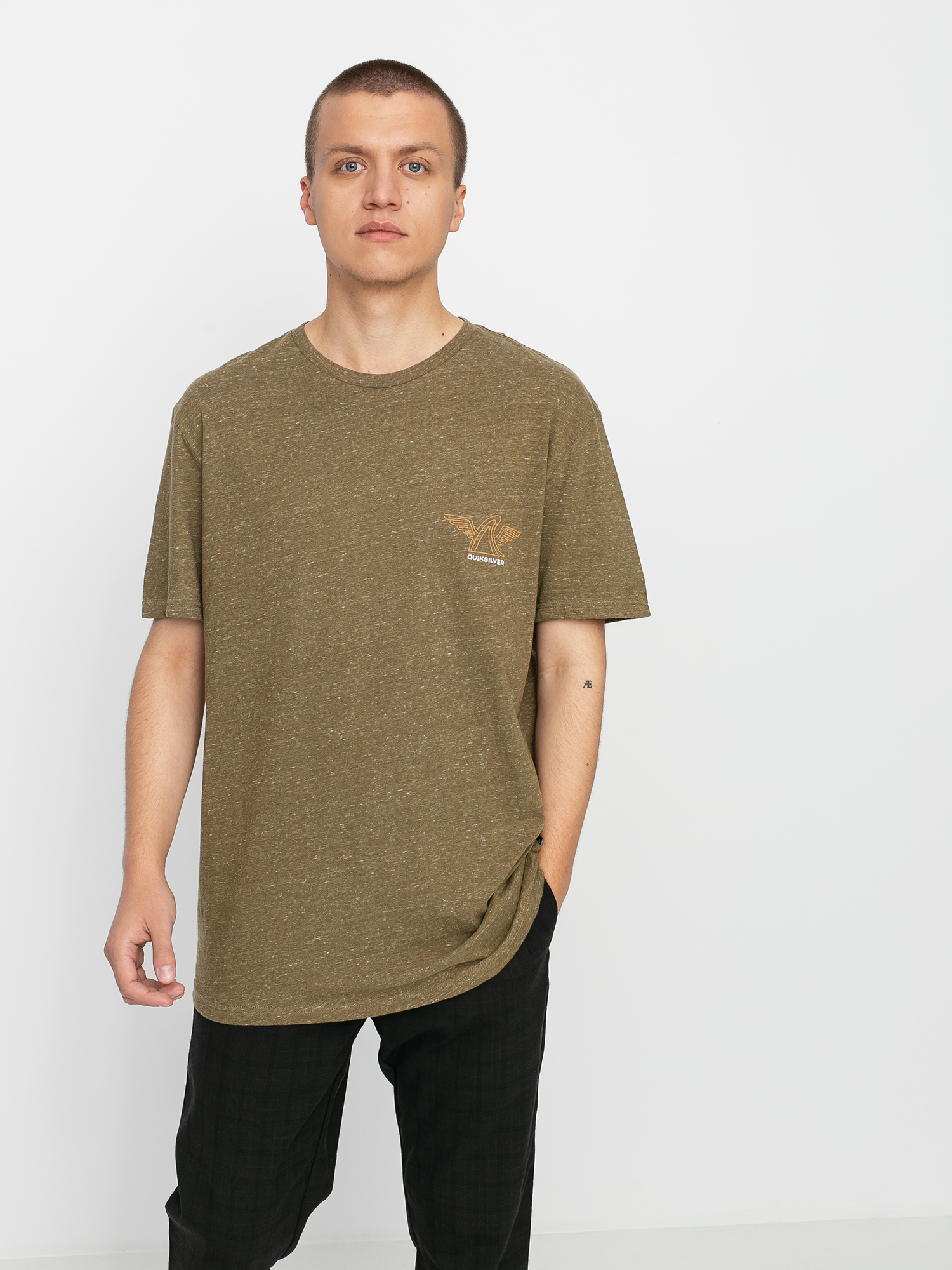 Tricou Quiksilver Quik Local Shaper (kalamata heather)