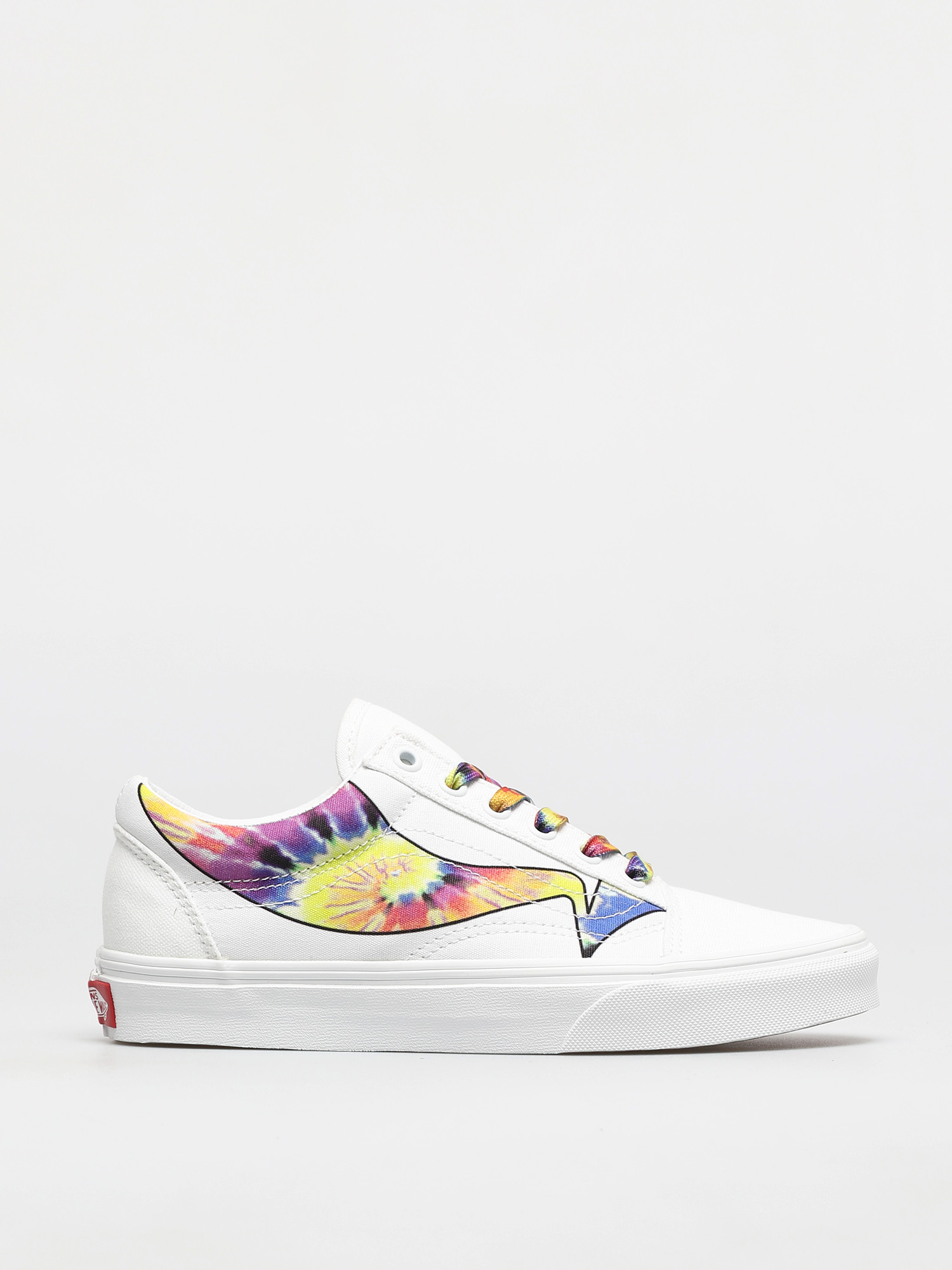 Pantofi Vans Old Skool (warp/true white/tie dye)