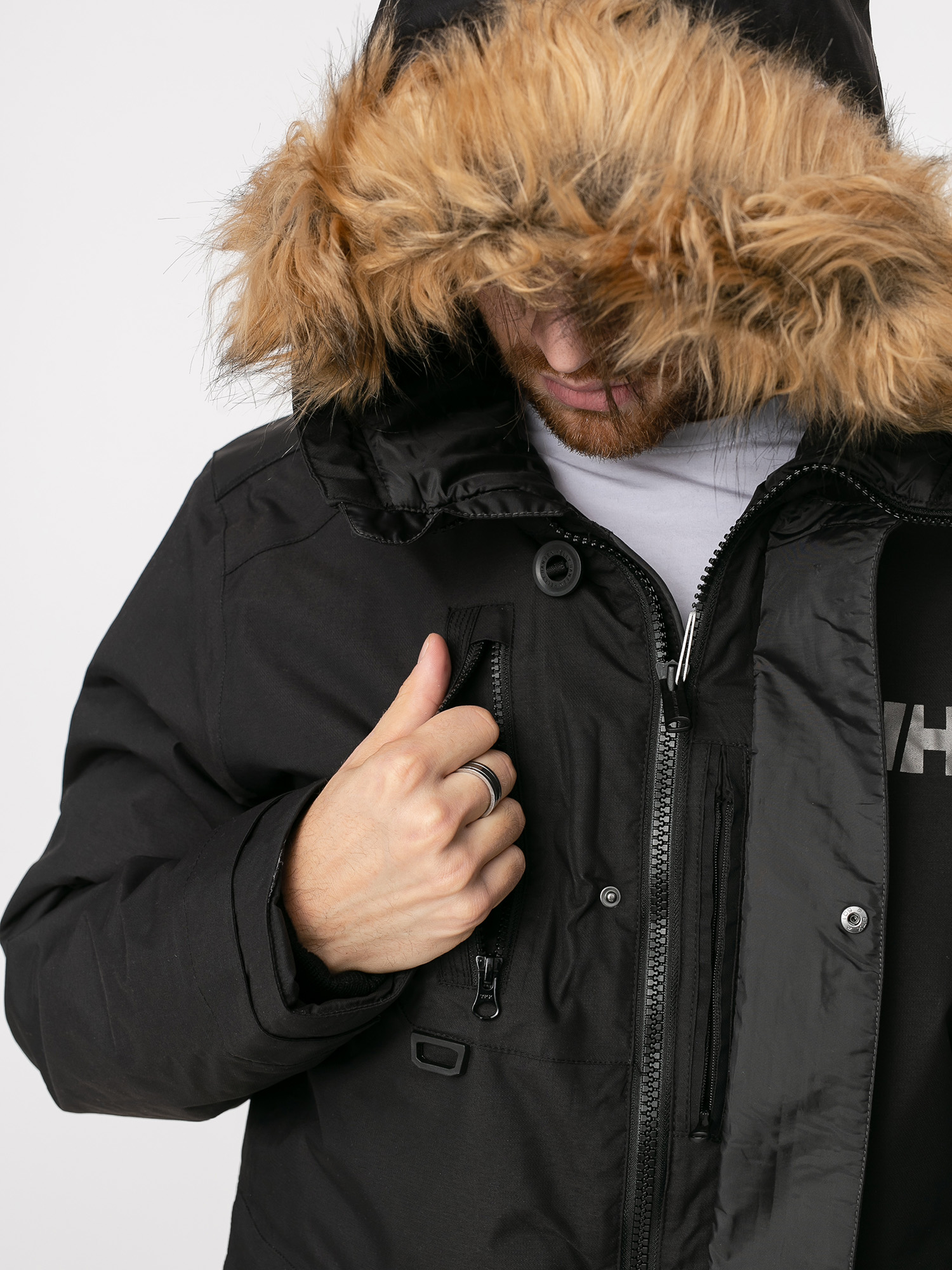 helly hansen jacket with fur