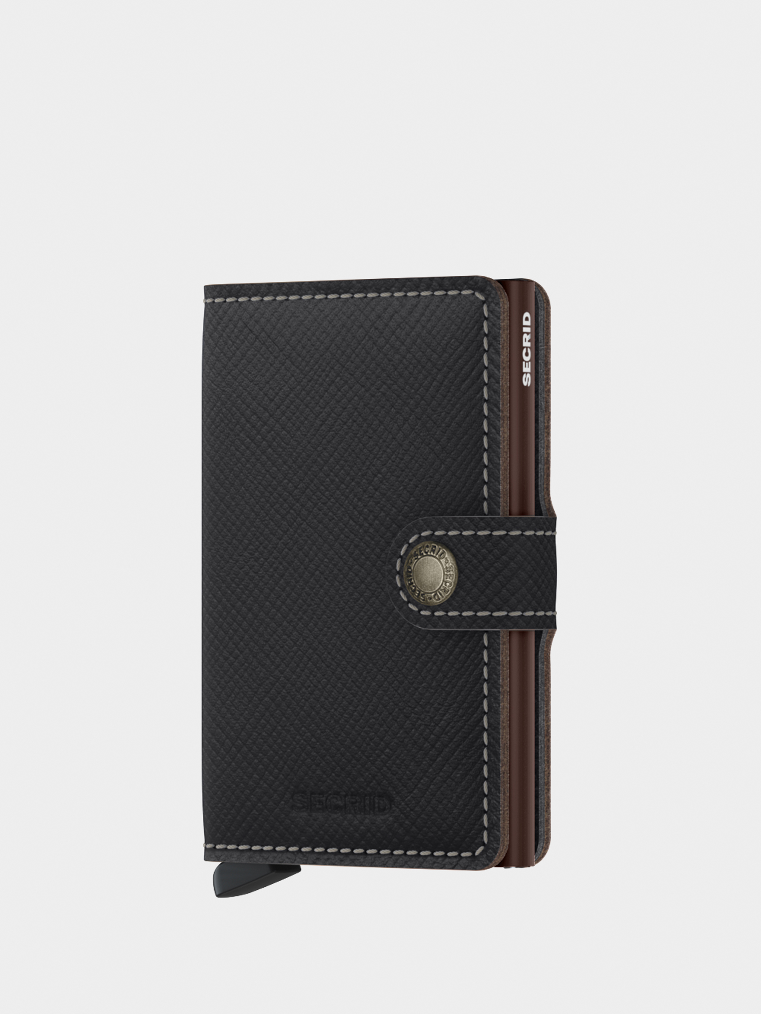 Portofel Secrid Miniwallet (saffiano brown)