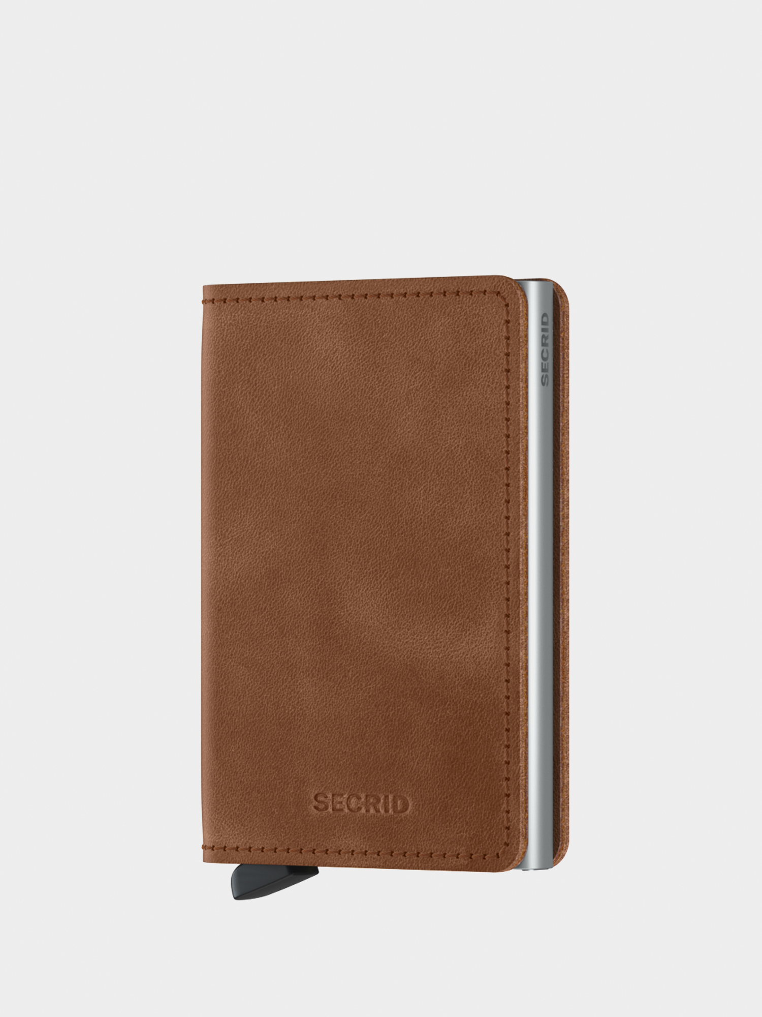 Portofel Secrid Slimwallet (vintage cognac/silver)