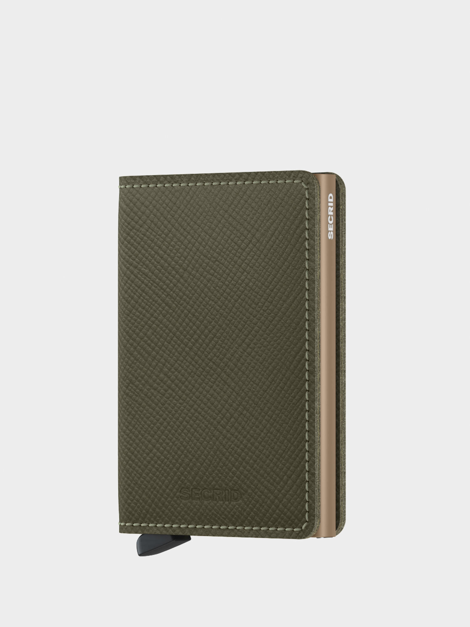Portofel Secrid Slimwallet (saffiano olive)
