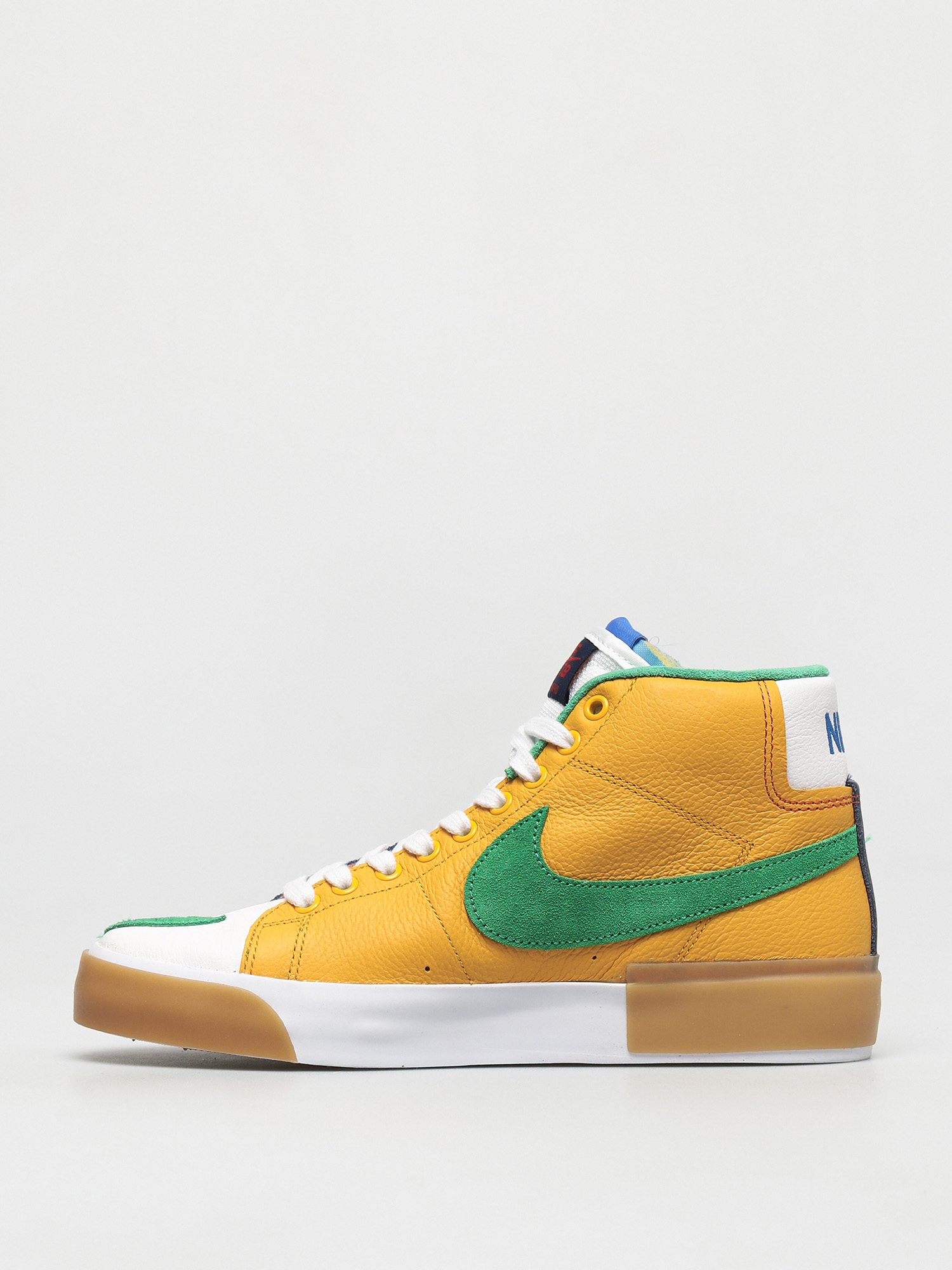nike blazer green orange