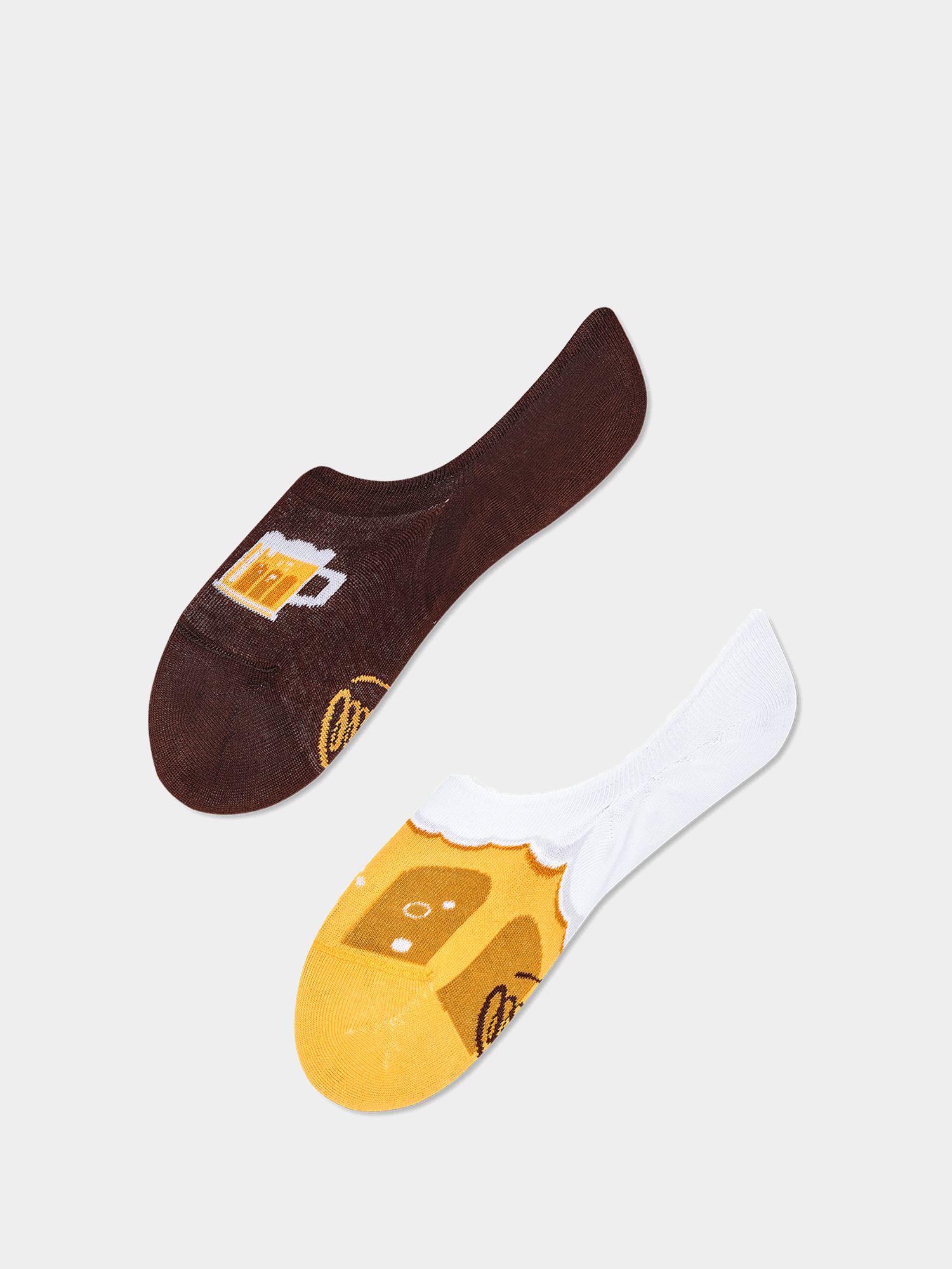 Șosete Many Mornings Craft Beer Noshow (brown/gold)