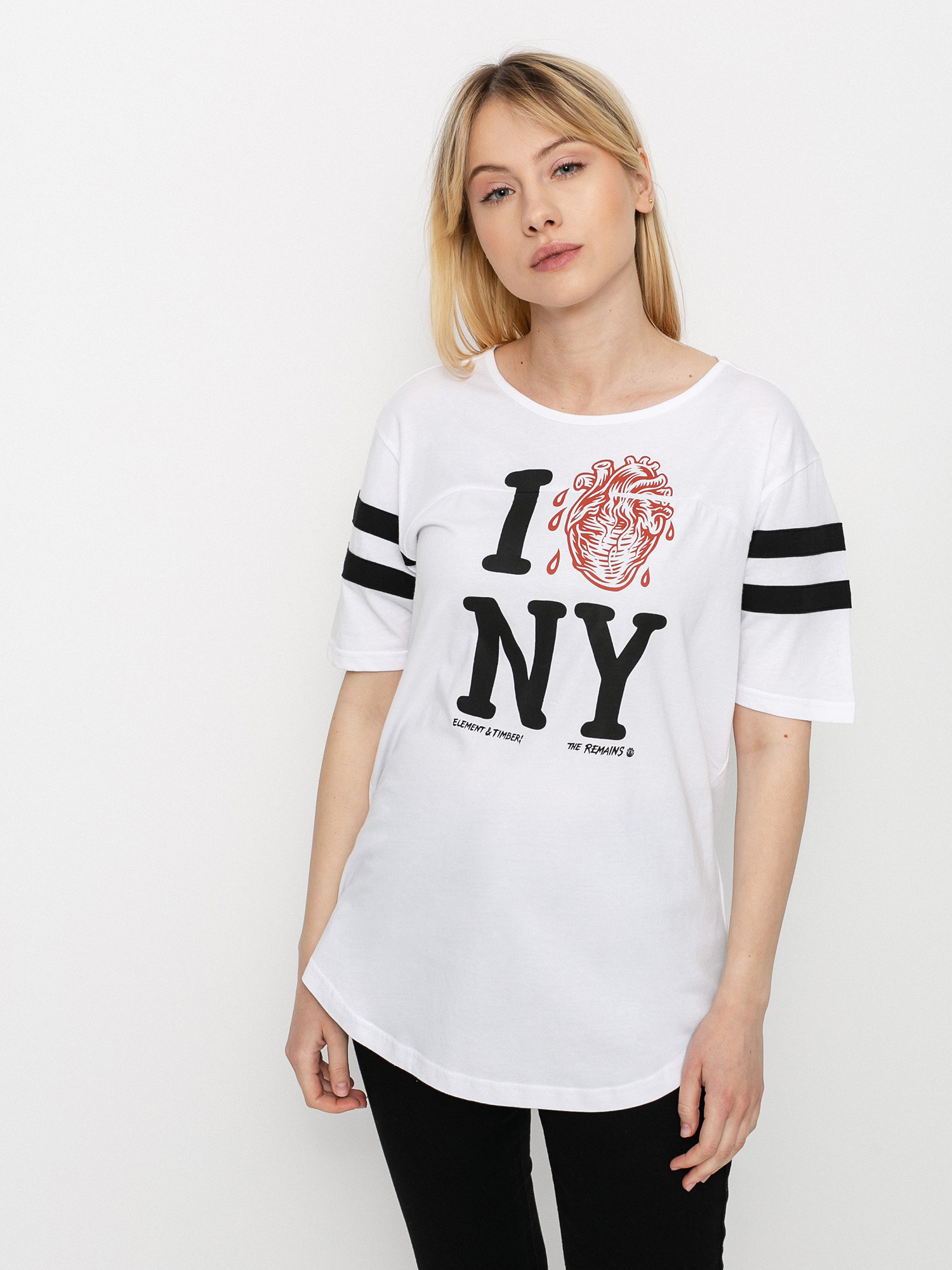Tricou Element I Heart Football Wmn (optic white)