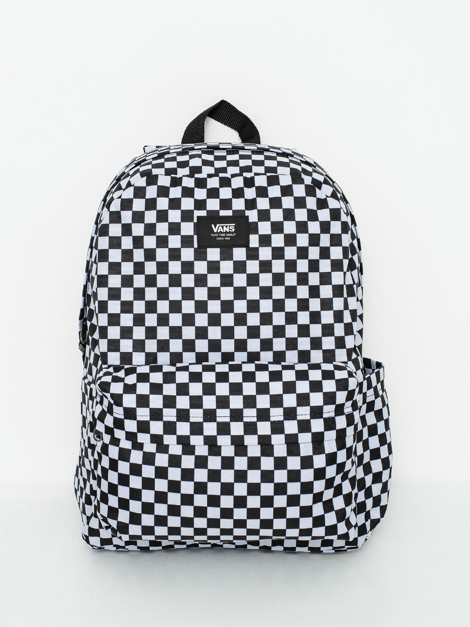 chaos Green background mate Rucsac Vans Old Skool Check (black/white)