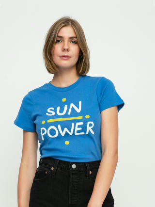 Tricou RVCA Sun Power Wmn (ultra blue)