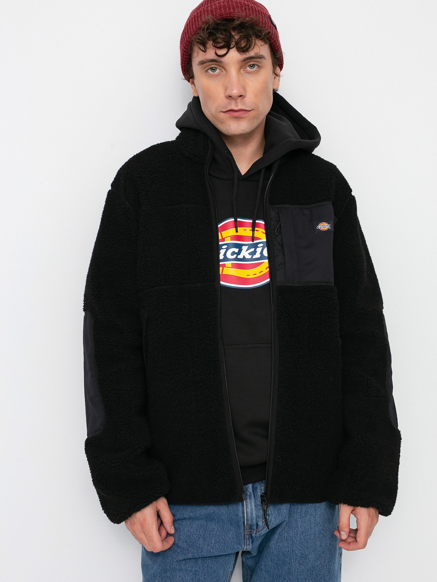 fleece Dickies Red Chute Sherpa (black 
