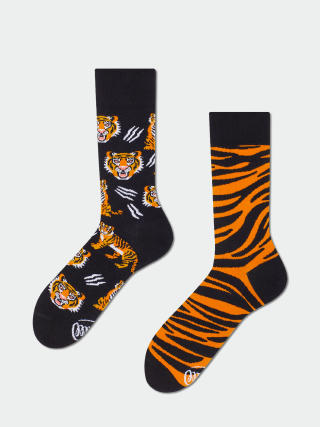 Șosete Many Mornings Feet Of The Tiger (orange/black)