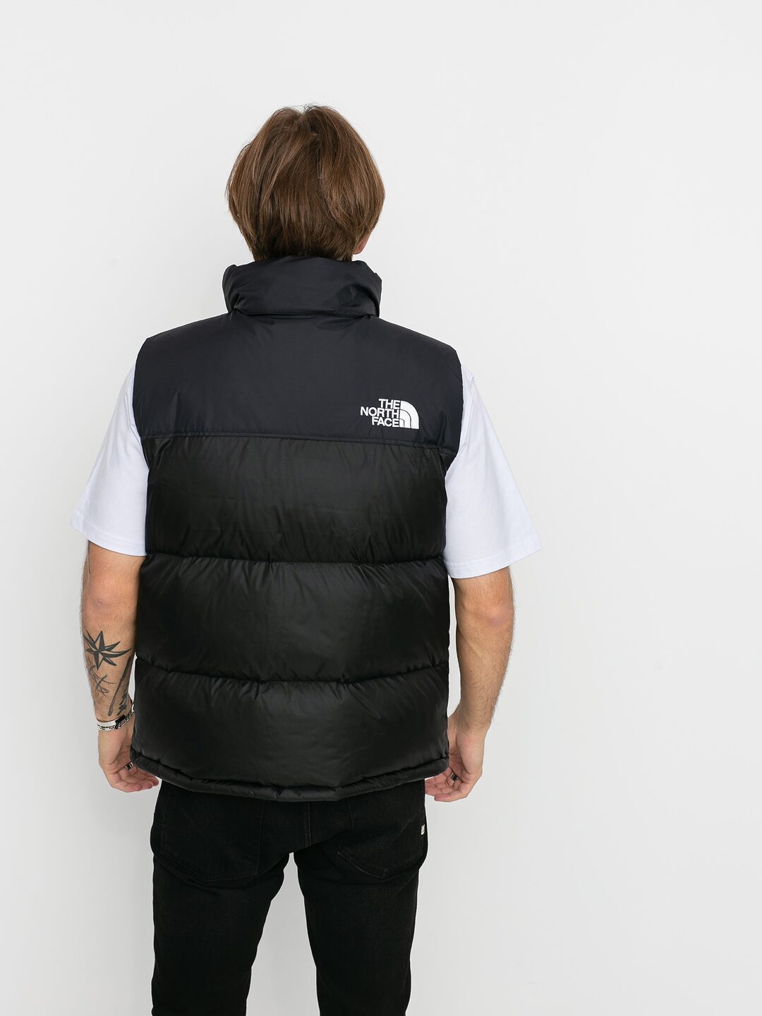 north face 1996 retro nuptse vest black