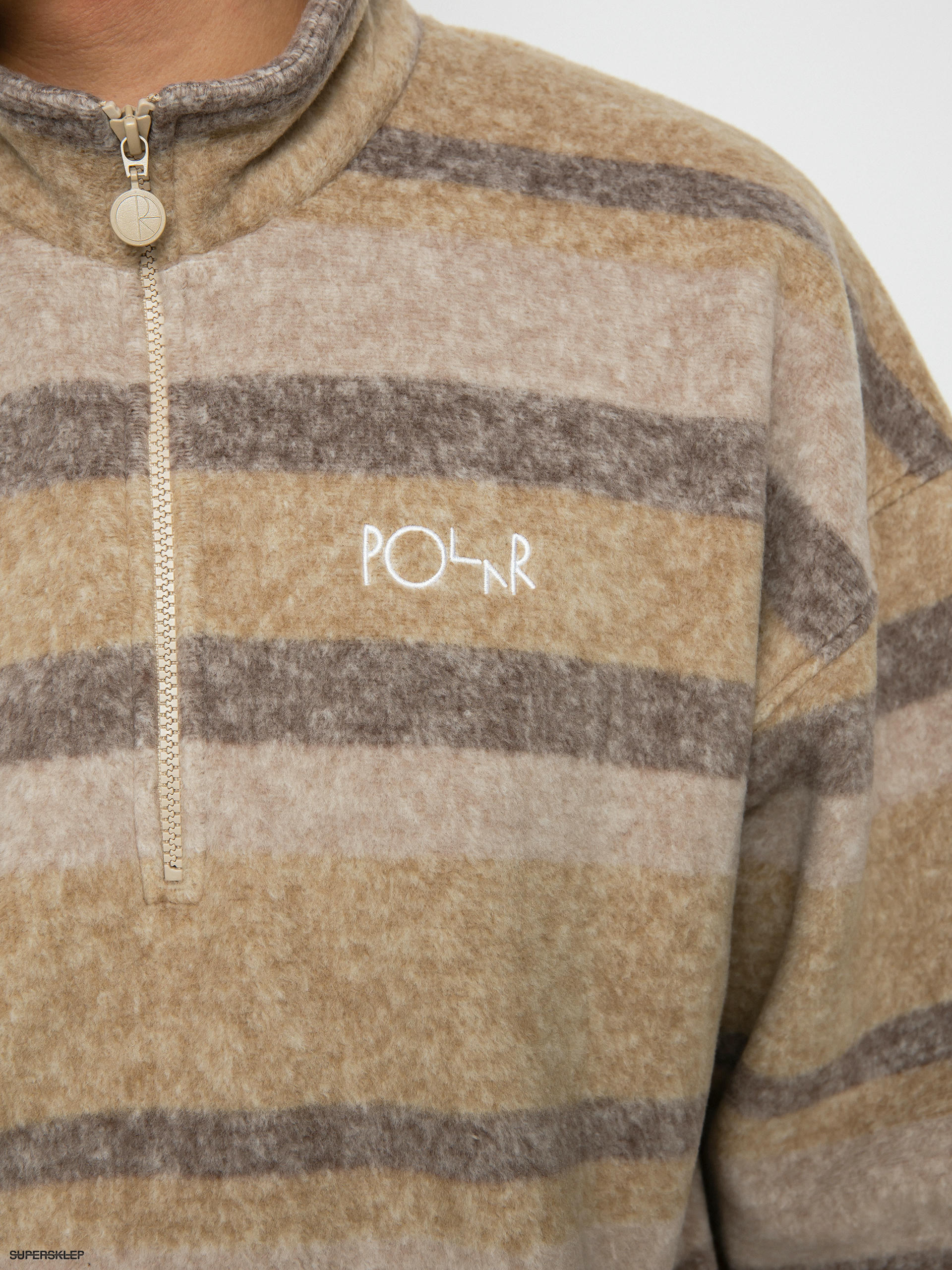 Hanorac din fleece Polar Skate Multistripe Fleece (light brown)