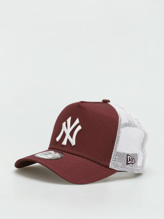 Șapcă New Era League Essential 9Forty Trucker New York Yankees (maroon/white)