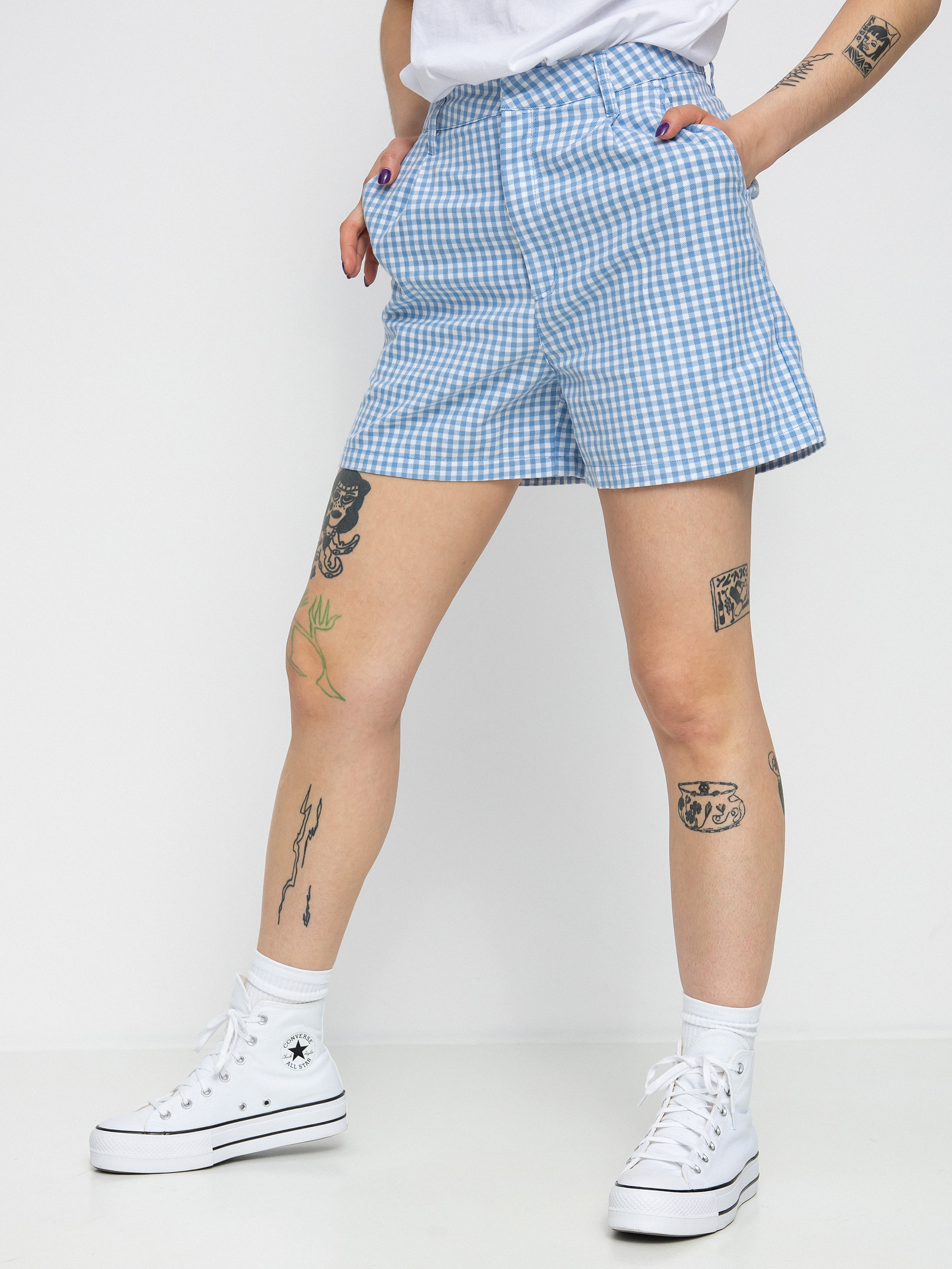 Șort Brixton Victory Trouser Wmn (casa blanca blue)