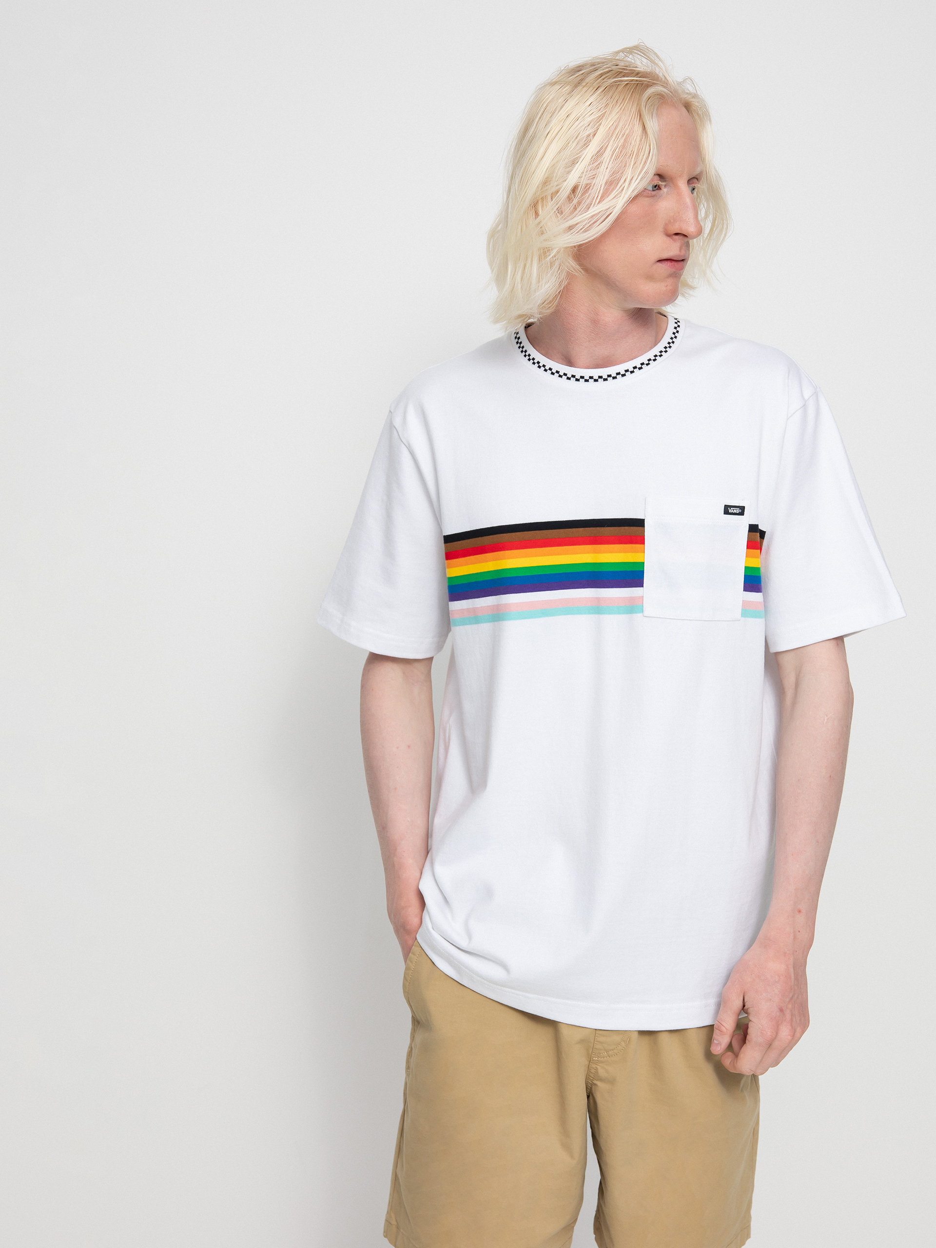 Tricou Vans Pride Knit (white)
