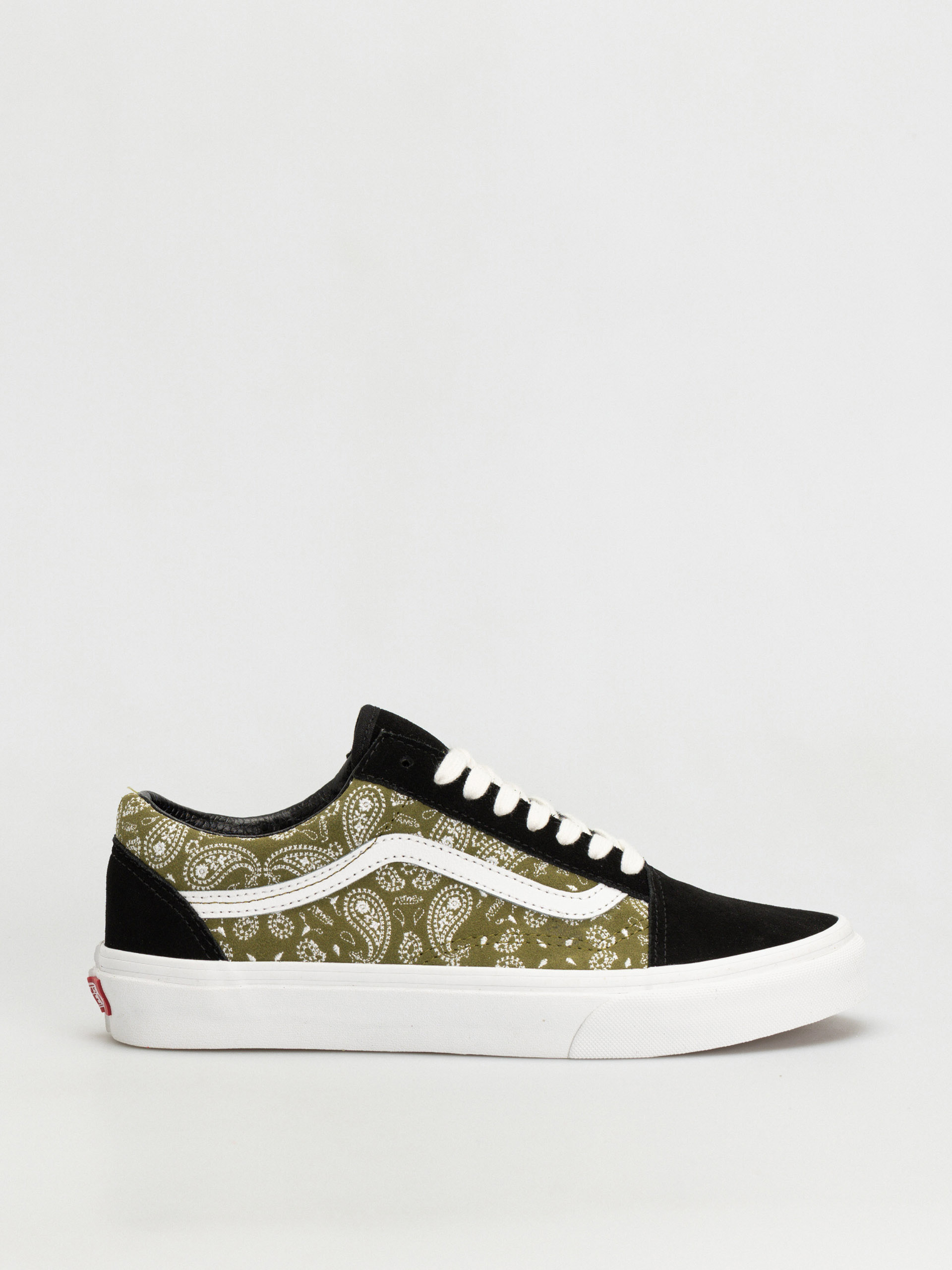 Pantofi Vans Old Skool (paisley suede black/olive)