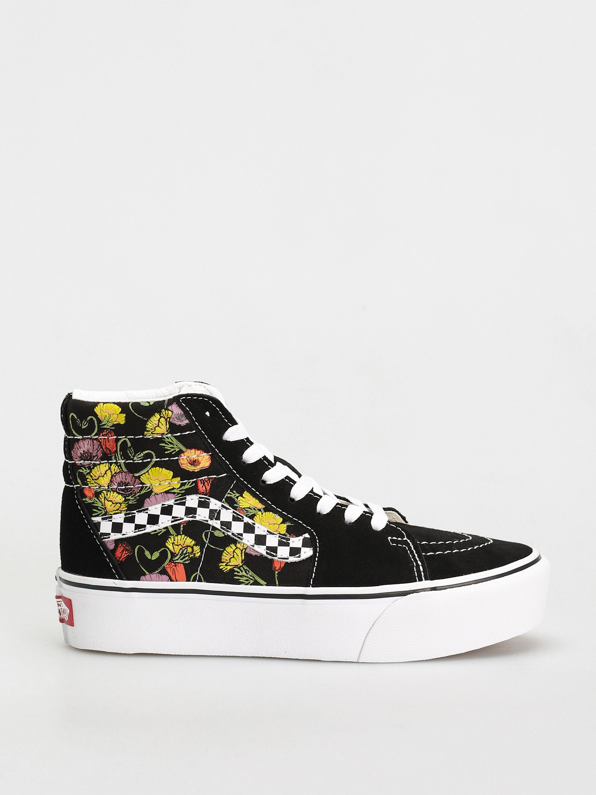 platform vans sk8 hi black