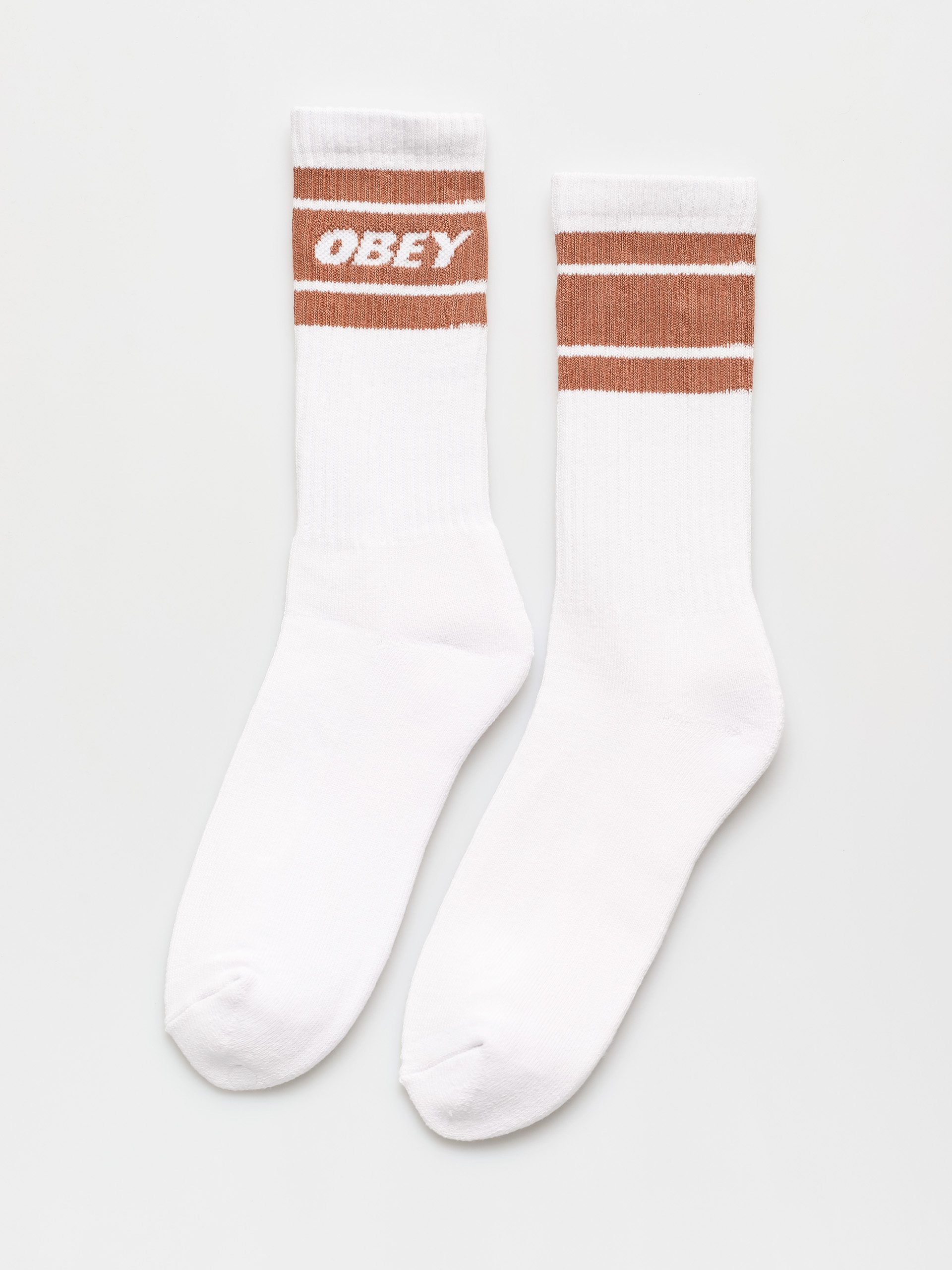 Șosete OBEY Cooper II (white/brown sugar)