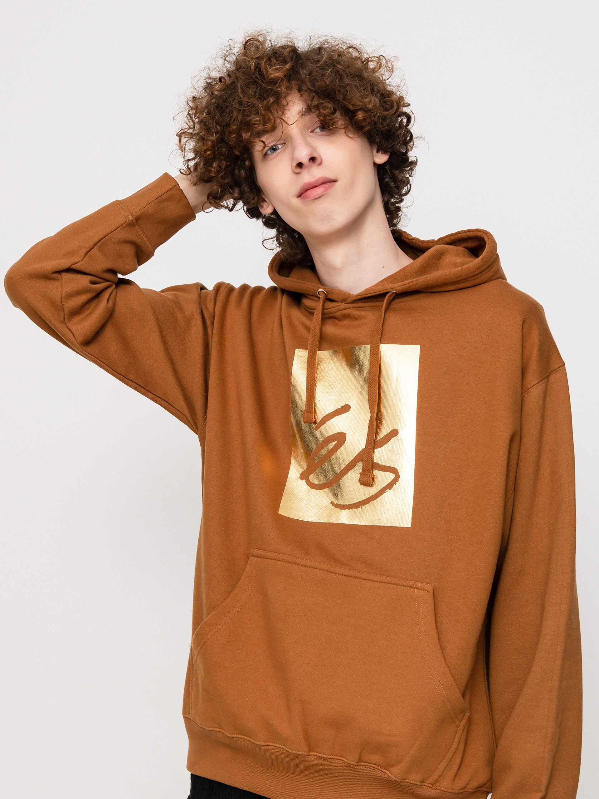Hanorac cu glugă eS Main Block HD (brown)