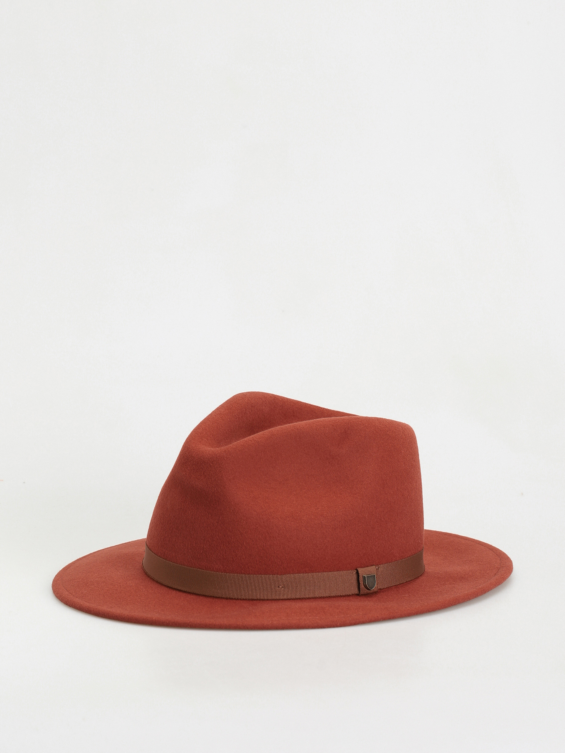 Pălărie Brixton Messer Packable Fedora (burnt henna)