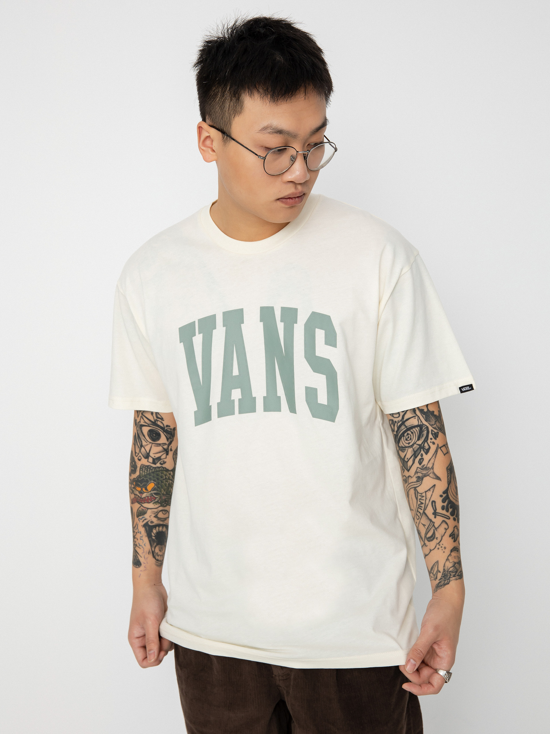Tricou Vans Varsity Type (antique white)