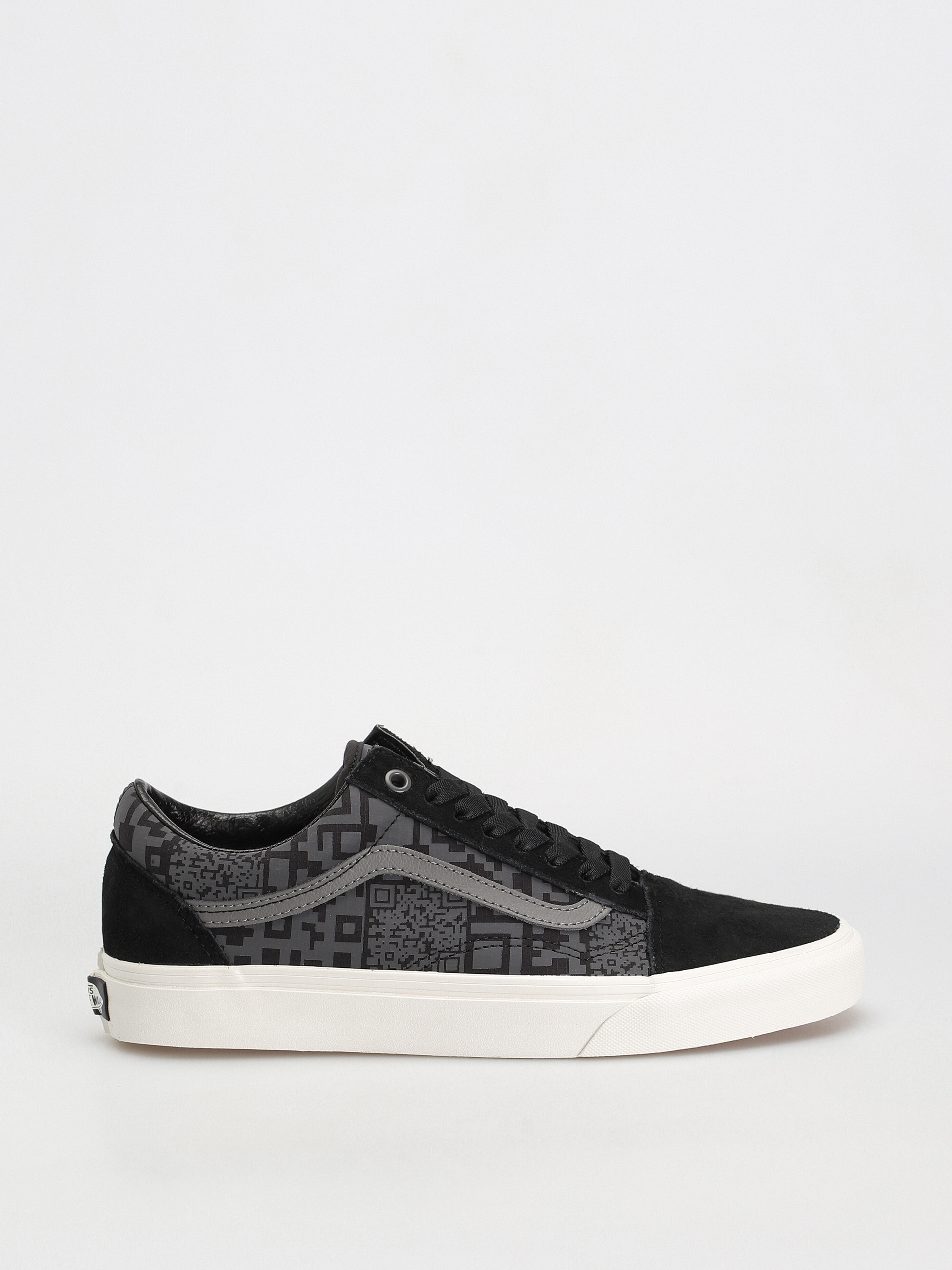 Pantofi Vans Old Skool (qr checkerboard black/reflective)
