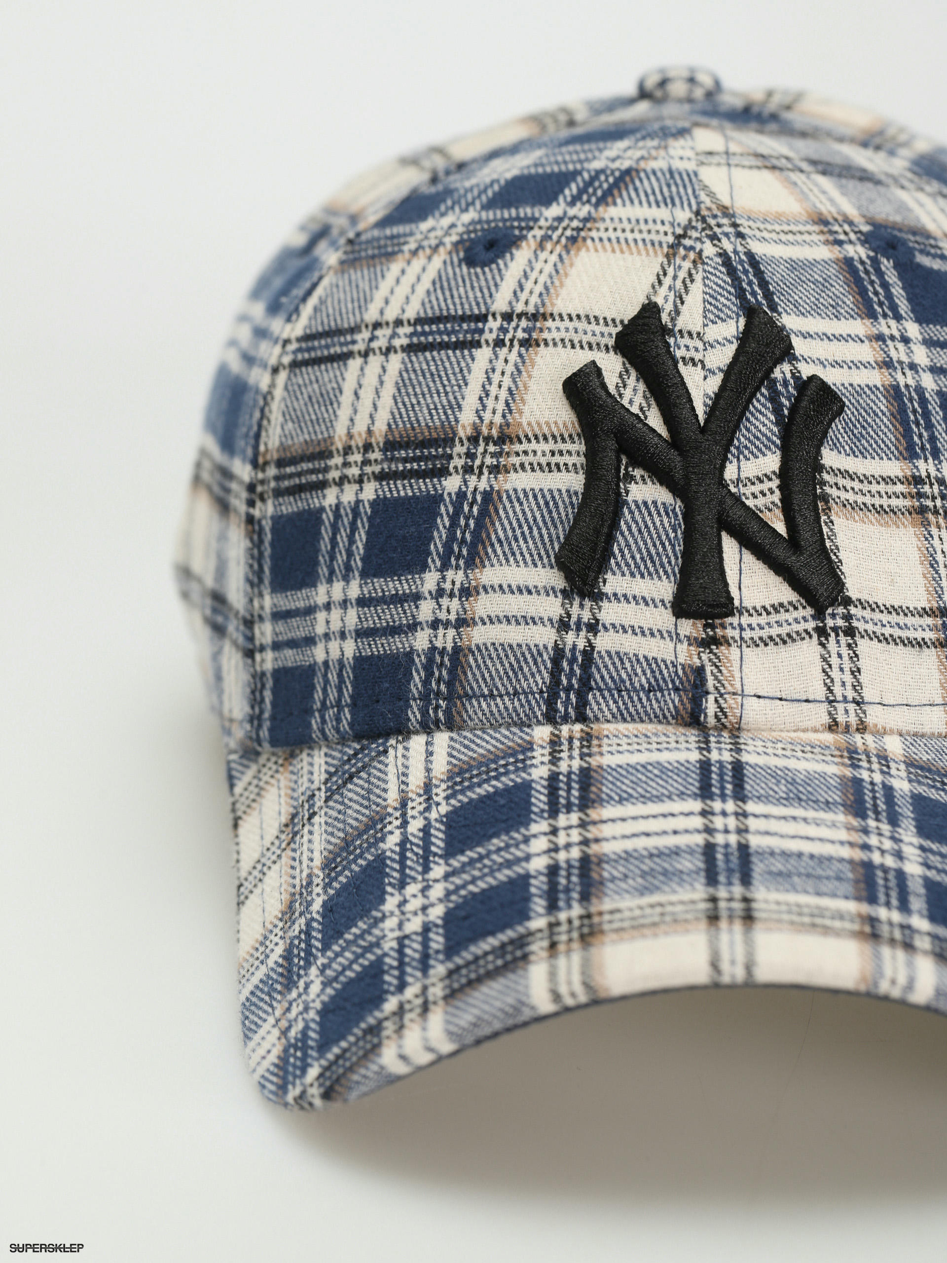 New Era Plaid Camo 9Forty New York Yankees Cap (maroon)