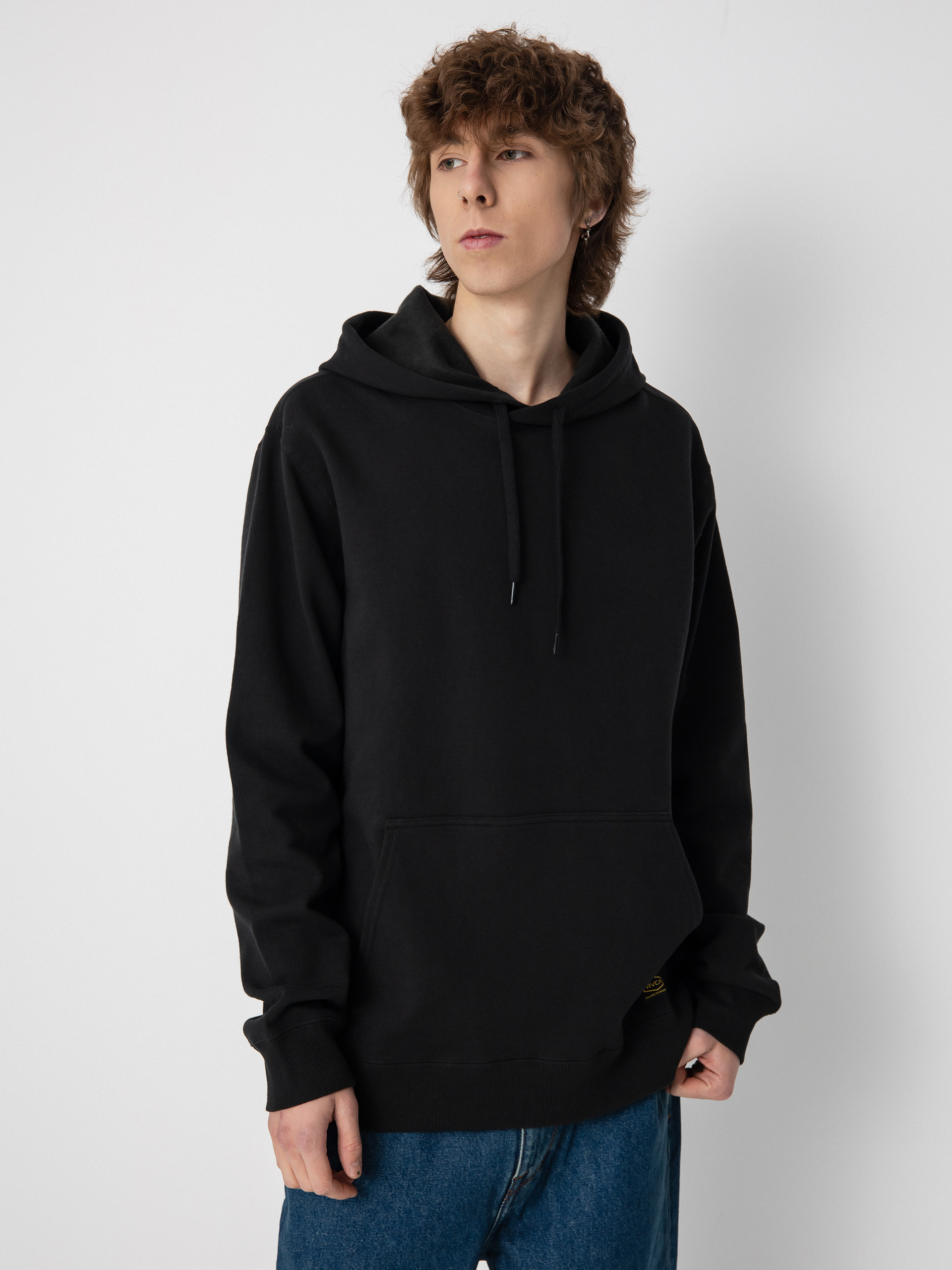 Hanorac cu glugă RVCA Americana HD (rvca black)