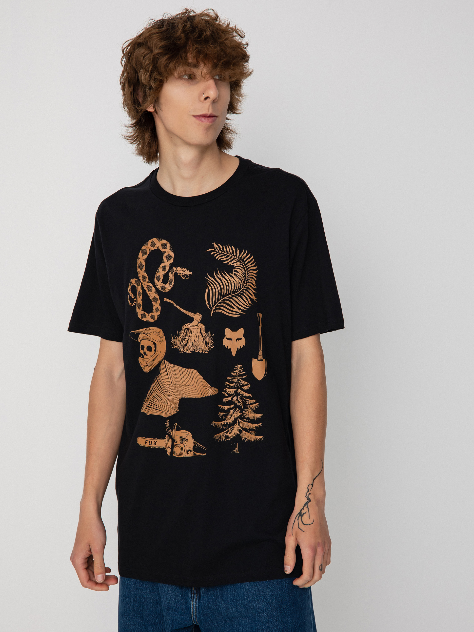 Tricou Fox Track Beast (black)