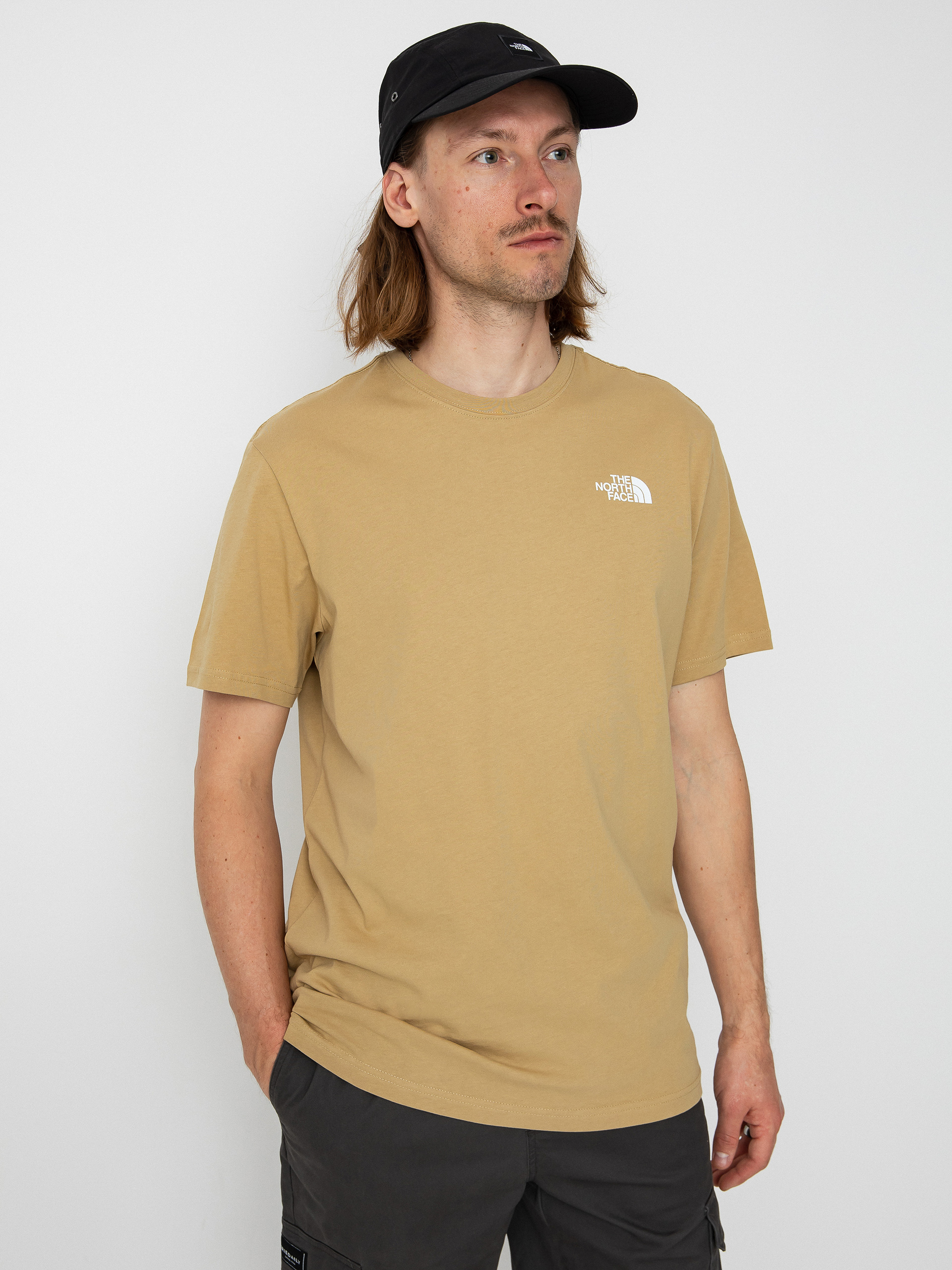 Tricou The North Face Redbox (khaki stone)