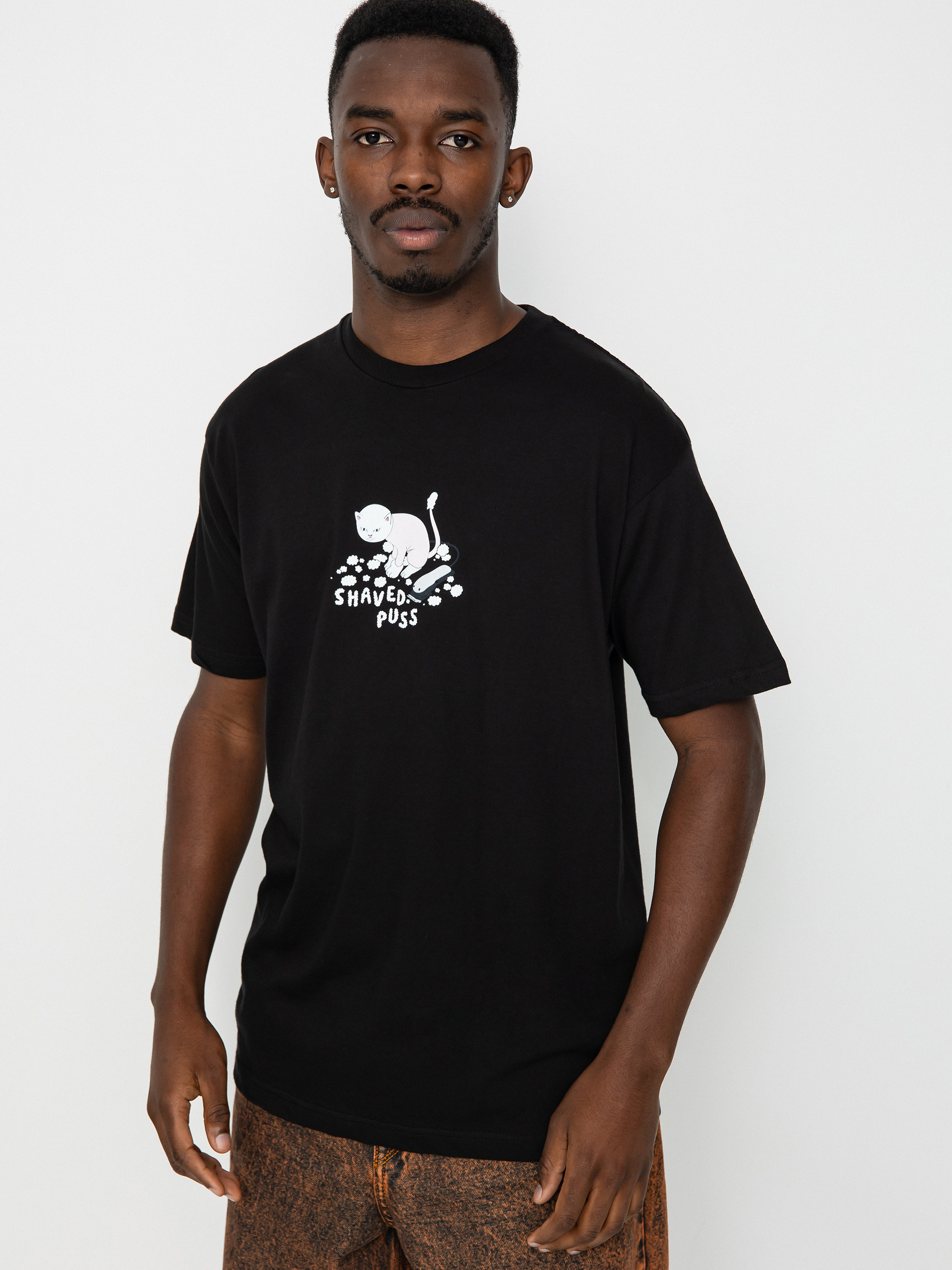 Tricou RipNDip Shaved Puss (black)